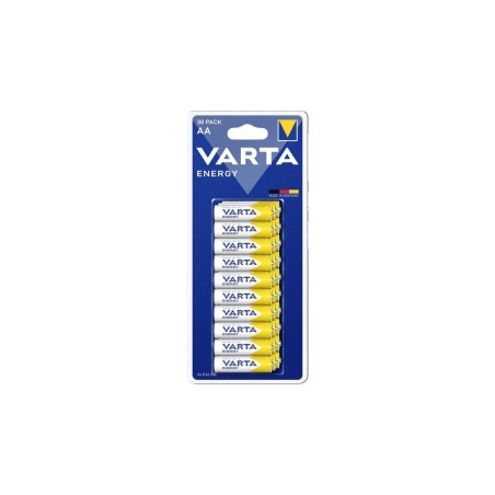 Varta ENERGY AA Blister 30 Alkaline Batteries - Reliable Power for Your Devices!